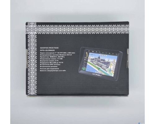 GPS-навигатор GeoFox MID704 X Glonass + GPS