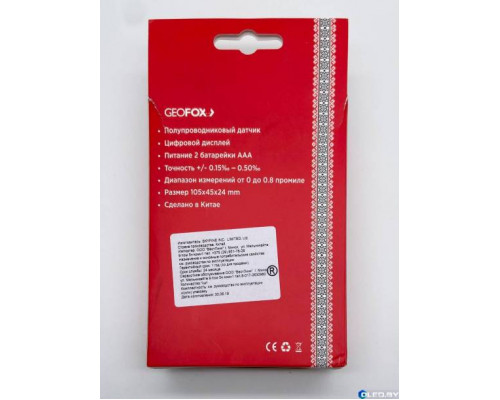 Алкотестер GEOFOX SEM 100