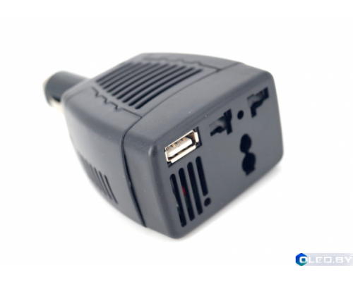 Автомобильный инвертор DC 12V в AC 220V с USB портом Eplutus PW-75