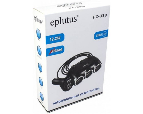 Разветвитель прикуривателя Eplutus FC-333