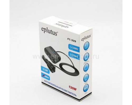 Разветвитель прикуривателя Eplutus FC-339