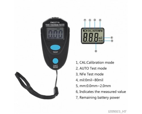 Толщиномер лакокрасочного покрытия EM2271A