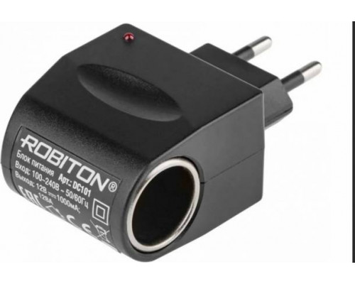 Сетевой адаптер с гнездом автоприкуривателяROBITON DC101