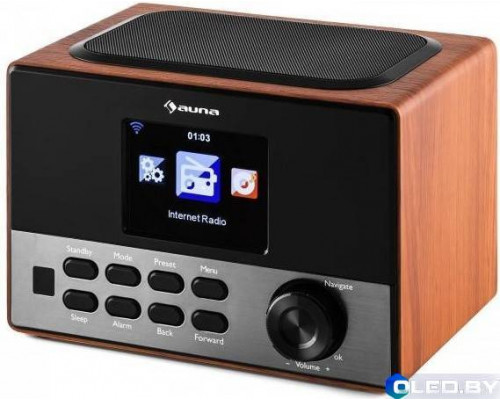 Интернет-радио Auna Connect 90 Wi-Fi AUX 3.2 TFT USB App Control Line Out WD