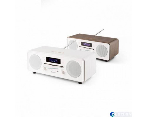 Настольный радиоприемник CD-плеер Auna Melodia CD DAB + / FM Bluetooth Будильник WH VT1
