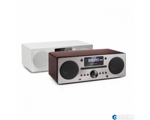 Микросистема Auna Harvard DAB / DAB + FM-тюнер CD-плеер USB Walnuss