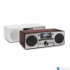 Микросистема Auna Harvard DAB / DAB + FM-тюнер CD-плеер USB WH