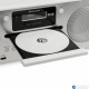 Микросистема Auna Harvard DAB / DAB + FM-тюнер CD-плеер USB WH