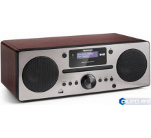 Микросистема Auna Harvard DAB / DAB + FM-тюнер CD-плеер USB Walnuss