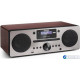 Микросистема Auna Harvard DAB / DAB + FM-тюнер CD-плеер USB Walnuss