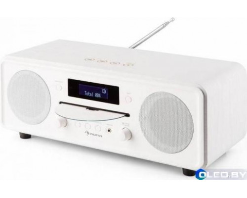 Настольный радиоприемник CD-плеер Auna Melodia CD DAB + / FM Bluetooth Будильник WH VT1