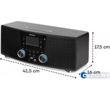 Микро стереосистема Auna Stockton 20 Вт макс. CD DAB + FM BT OLED