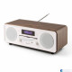 Настольный радиоприемник CD-плеер Auna Melodia CD DAB + / FM Bluetooth Будильник WH VT1
