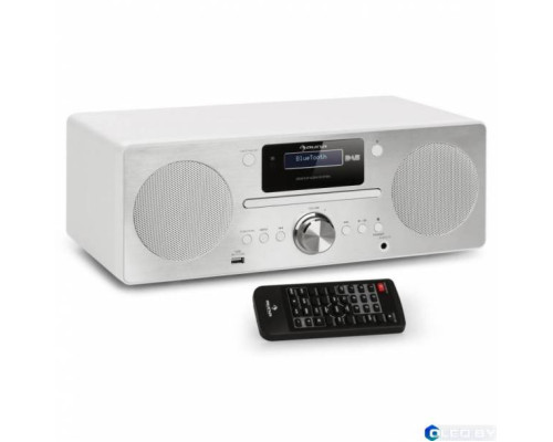 Микросистема Auna Harvard DAB / DAB + FM-тюнер CD-плеер USB WH