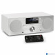 Микросистема Auna Harvard DAB / DAB + FM-тюнер CD-плеер USB WH