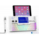 Караоке-система Auna DiscoFever LED Bluetooth 7 "TFT-Screen CD USB White
