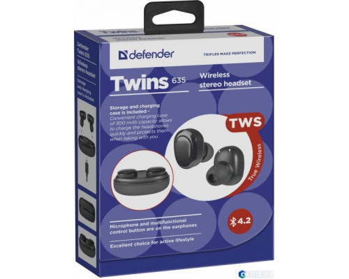 Наушники Defender Twins 635