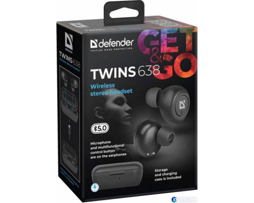 Наушники Defender Twins 638