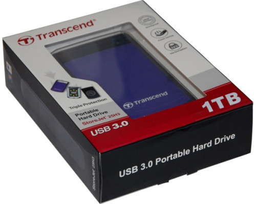 Внешний жесткий диск Transcend StoreJet 25H3 4TB