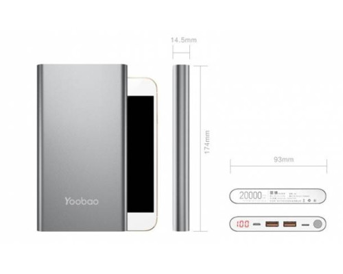 Внешний аккумулятор YOOBAO Power Bank A2