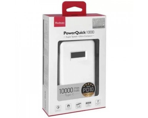 Внешний аккумулятор YOOBAO Power Bank PD10, 10000 mah