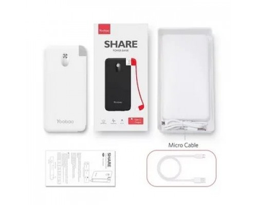 Внешний аккумулятор YOOBAO Power Bank S10k, Micro