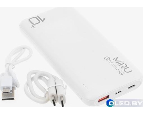 Внешний аккумулятор MIRU Li Pol, 10000 mAh