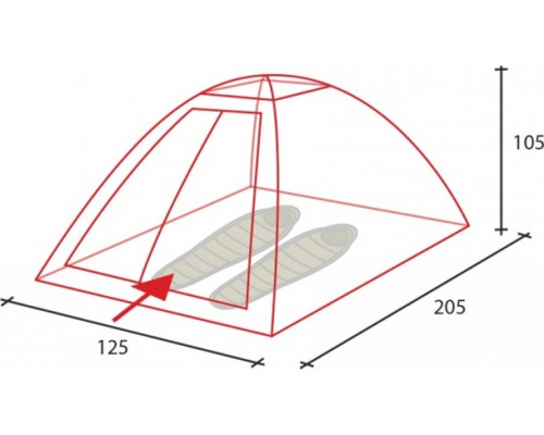 Палатка GOLDEN SHARK Simple 2