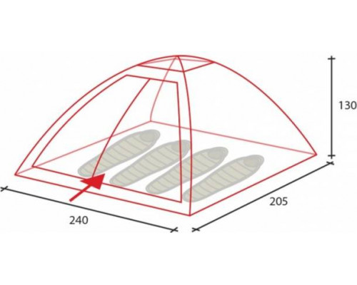 Палатка GOLDEN SHARK Simple 4