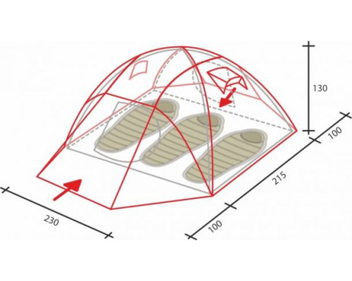 Палатка Golden Shark Alta 3