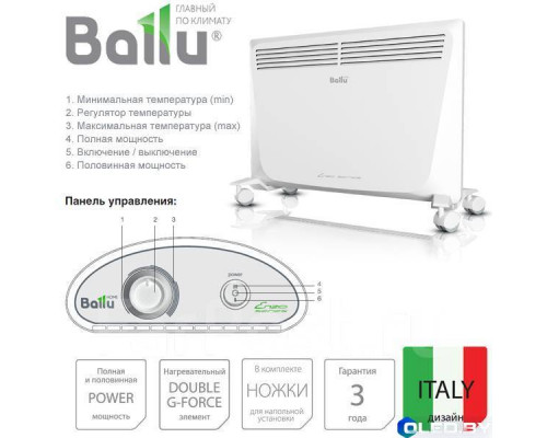 Электрический Конвектор Ballu BEC/ETMR-2000