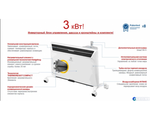 Конвектор Electrolux ECH/AGI-3000