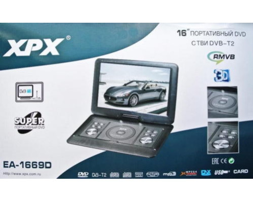 Портативный DVD-плеер XPX EA-1669DVB-T2
