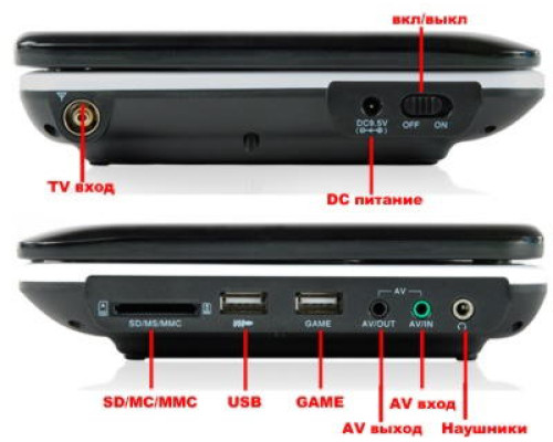 Портативный DVD-плеер XPX EA-1669DVB-T2