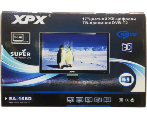 Портативный телевизор XPX EA-168D