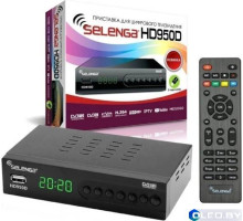 Приставка для цифрового ТВ SELENGA HD950D