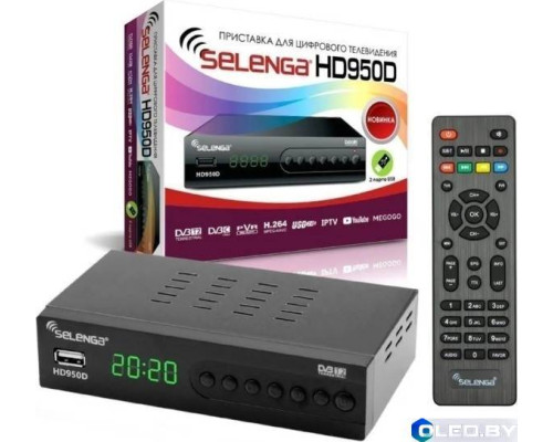 Приставка для цифрового ТВ SELENGA HD950D