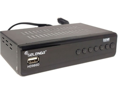 Приставка для цифрового ТВ SELENGA HD980D