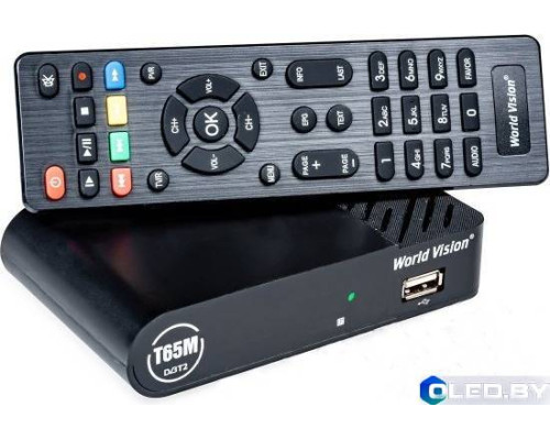 Приставка для цифрового ТВ WORLD VISION T65M