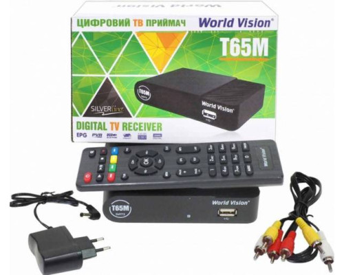 Приставка для цифрового ТВ WORLD VISION T65M