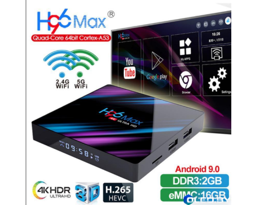Смарт приставка H96 MAX 4ГБ/64ГБ