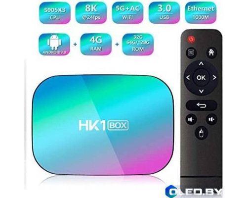 Смарт приставка TV BOX HK1 S905X3 32gb