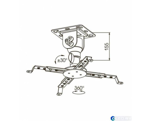 Кронштейн Kromax Projector-45W