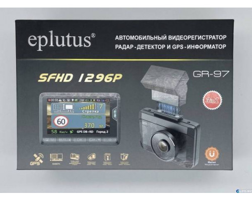 Видеорегистратор с радар-детектором Eplutus GR-97