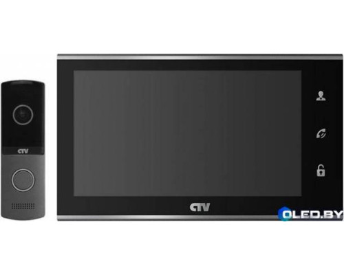 Комплект цветного видеодомофона CTV DP2702MD Черный