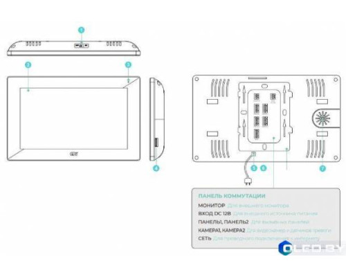 Видеодомофон CTV-M5701