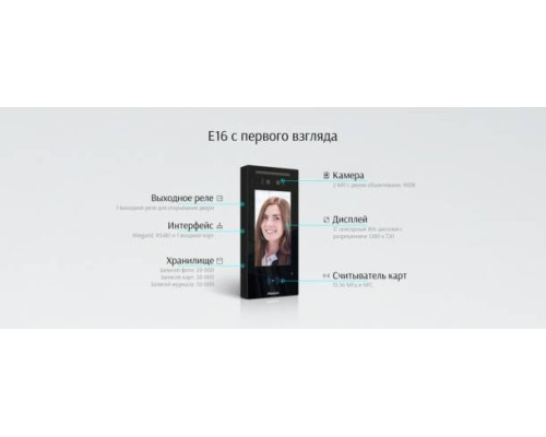 Вызывная панель одноабонентская Akuvox E16C