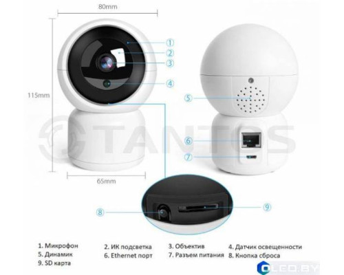 IP-видеокамера Tantos iСфера Плюс