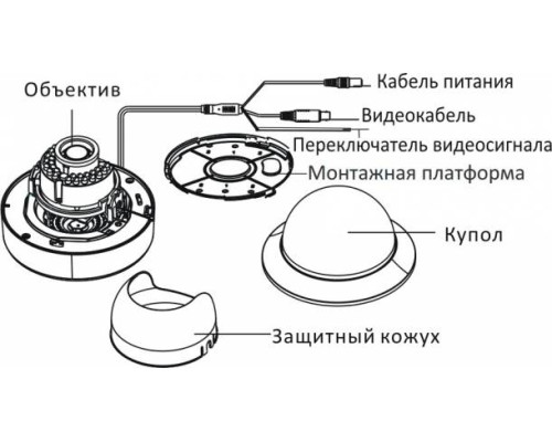 Видеокамера HD 1Mp HiWatch DS-T109