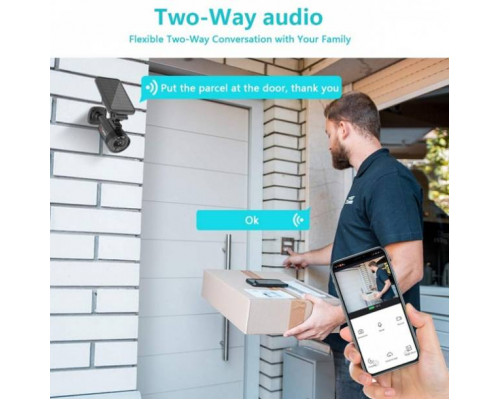 Wi-Fi камера HFWS S5 с солнечной батареей